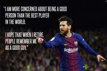 Is Messi a Good Person